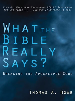 cover image of What the Bible Really Says?